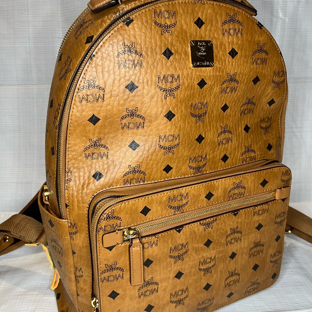 **SOLD** MCM Medium Cognac Backpack